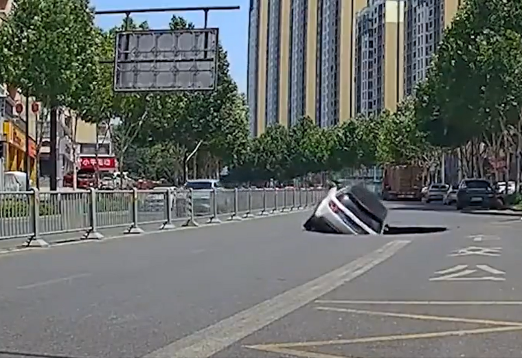 El video del suceso en China dejó impactantes imágenes.