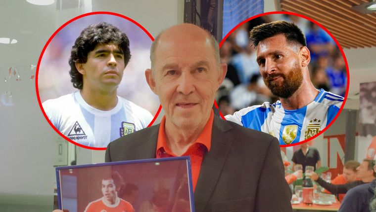 Bochini comparó a Maradona y Messi.