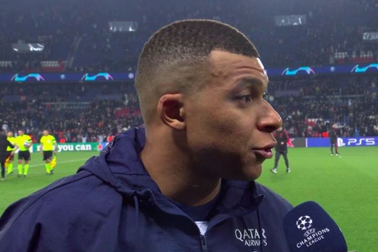Mbappé reveló que no está al 100% tras la derrota del PSG.