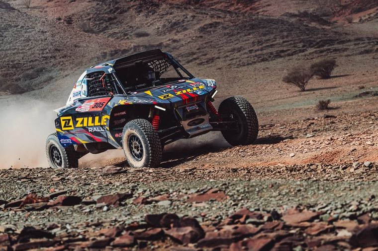 La dupla Zille-Cesana sigue firme en el Dakar y va por la gloria.