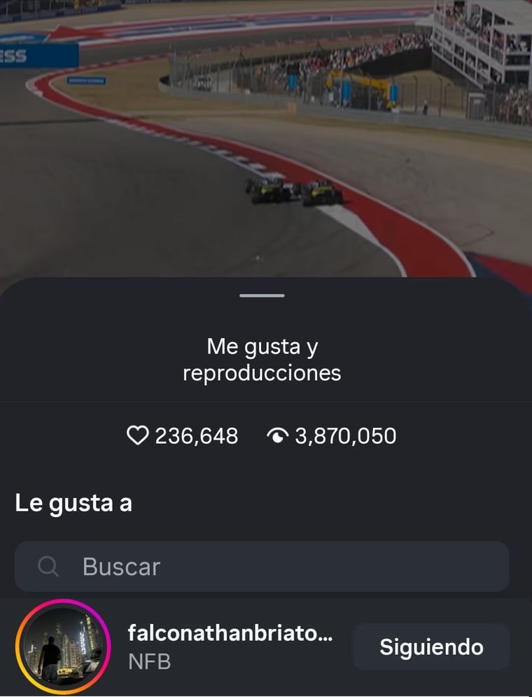 Falco Briatore le dio “me gusta” al video oficial del sobrepaso de Franco Colapinto a Pierre Gasly. Falco Briatore le dio “me gusta” al video oficial del sobrepaso de Franco Colapinto a Pierre Gasly.