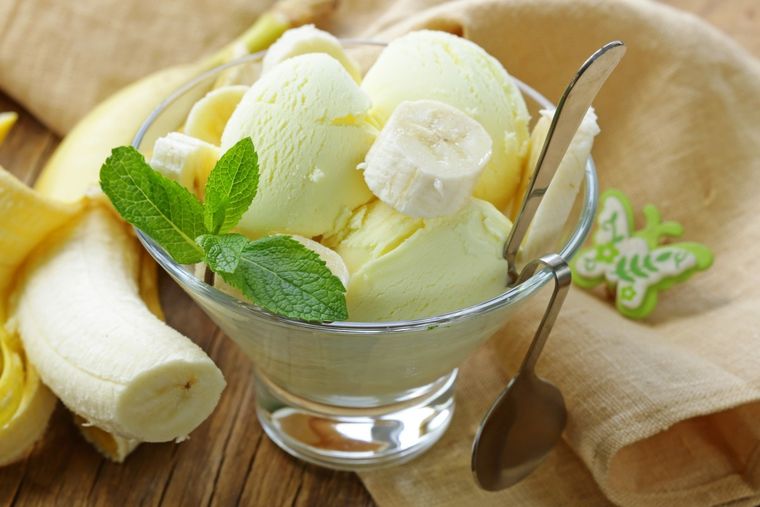 La receta de helado de banana más fácil y rica.