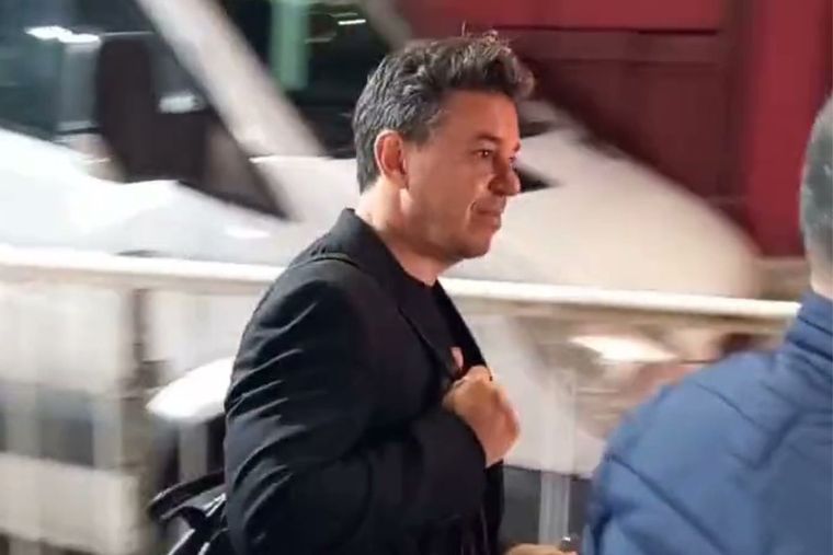 Gallardo sorprendió a todos y no habló luego del triunfo de River.