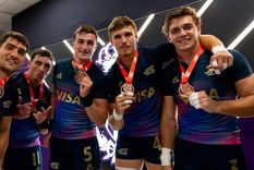 Los Pumas 7s se colgaron otra medalla, esta vez en el Seven de Valladolid.