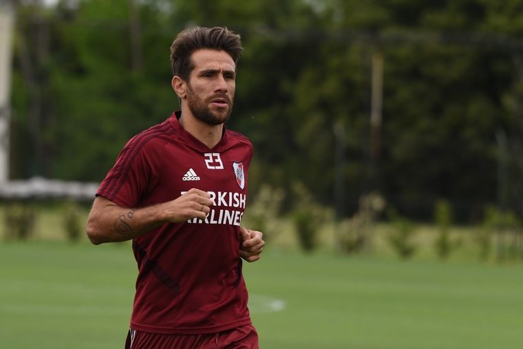 Ponzio se recupera y agradeció al mundo River. Foto: @RiverPlate