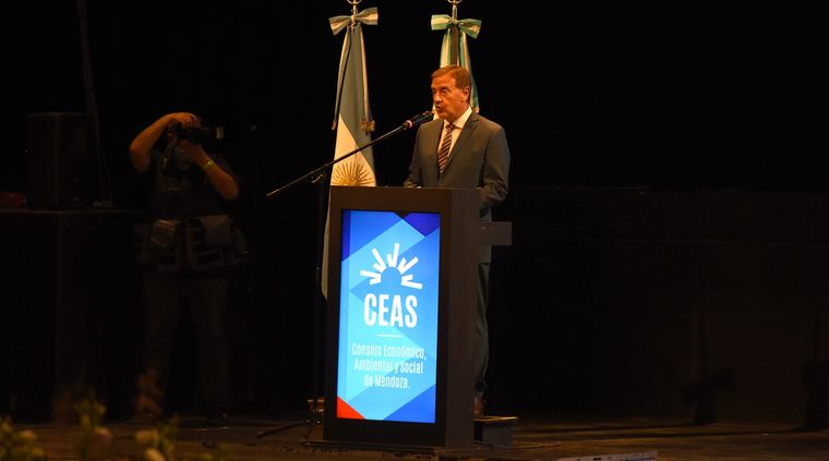 Suarez en el discurso de apertura del Consejo Económico, Ambiental y Social. Foto: ALF PONCE MERCADO / MDZ