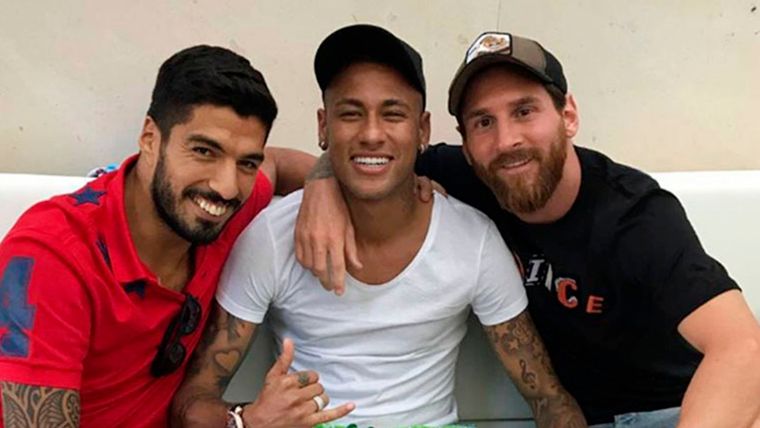 Messi Suárez y Neymar: una amistad dentro y fuera de la cancha. Foto: Archivo