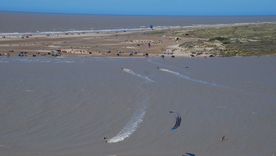 En este sitio se unen el Atlántico y el Río de la Plata Foto: Ruta Natural