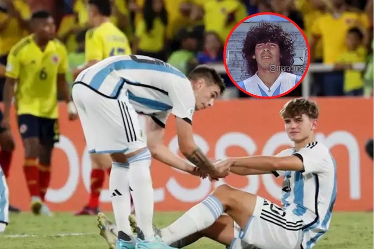 El mensaje de apoyo de la cuenta oficial de Maradona a la Selección argentina Sub 20.