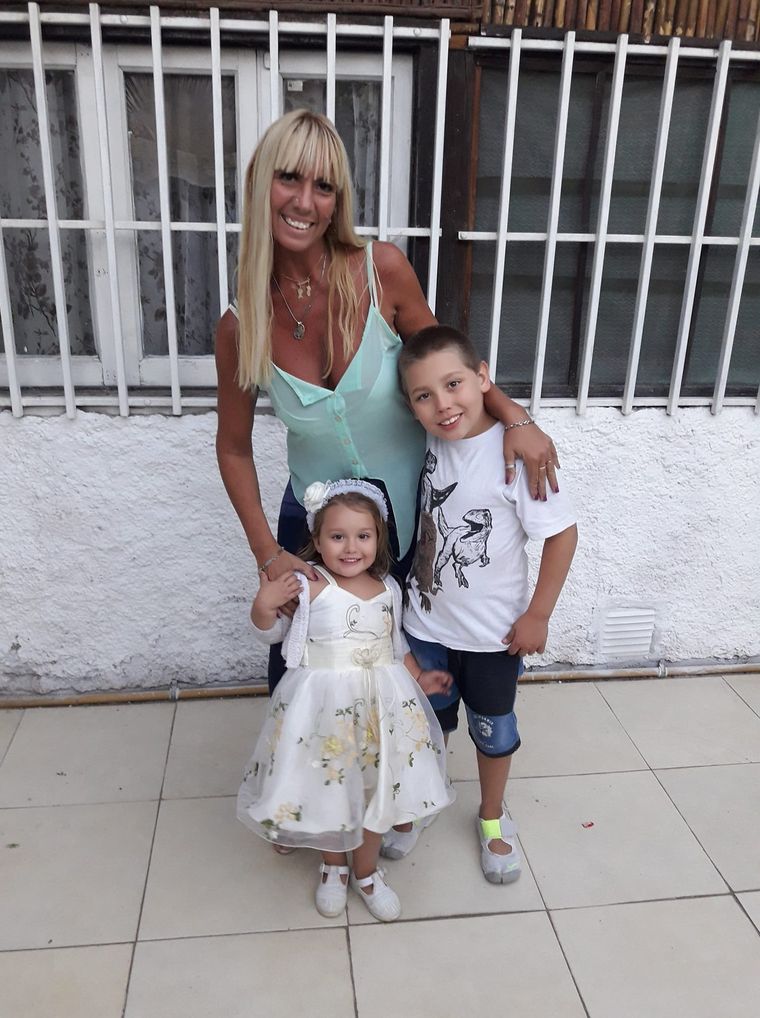 Las víctimas fatales y su mamá, Carla Pagliaricci