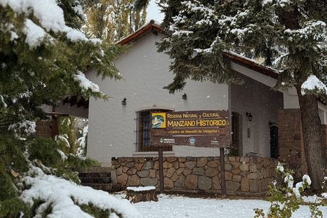El Manzano Histórico se vistió de blanco tras las nevadas. El Manzano Histórico se vistió de blanco tras las nevadas.