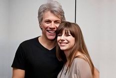Jon Bon Jovi junto a su hija mayor, Stephanie Bongiovi.