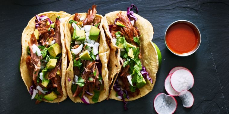 ¡Deliciosa mezcla de sabores en una tortilla de harina! Foto: Mdz