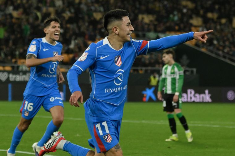 Atlético de Madrid le dio una paliza al Betis en la Copa del Rey.