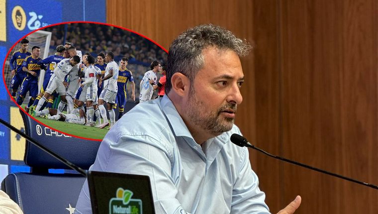 Alexandre Mattos, director deportivo de Cruzeiro, picanteó la previa de la revancha contra Boca. Foto: @Cruzeiro y Fotobaires