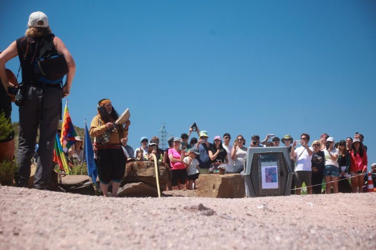 La liberación se hizo en medio de una ceremonia. La liberación se hizo en medio de una ceremonia.