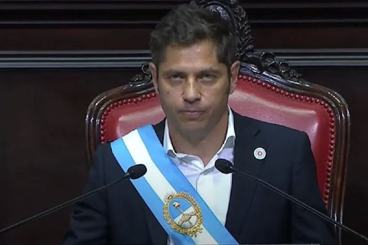 El gobernador de la provincia de Buenos Aires, Axel Kicillof, dará este lunes el discurso de apertura de sesiones ordinarias de la Legislatura bonaerense Foto: Prensa Gobierno de la Provincia de Buenos Aires