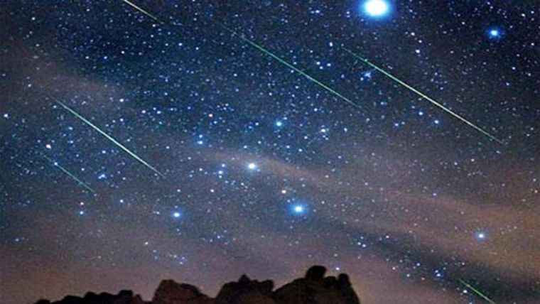 La lluvia de estrellas que despide el año con broche de oro.&nbsp;