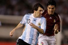El recuerdo del Argentina-Venezuela más especial para Lionel Messi Foto: publicada en Olé
