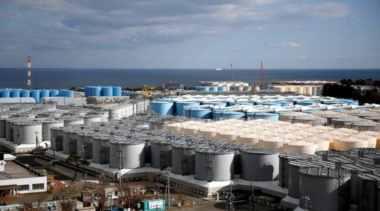 El agua radiactiva de Fukushima. Foto: LaVanguardia.