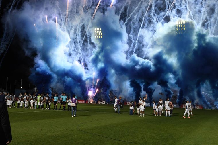 Así recibió el Gargantini a su equipo. Así recibió el Gargantini a su equipo. 