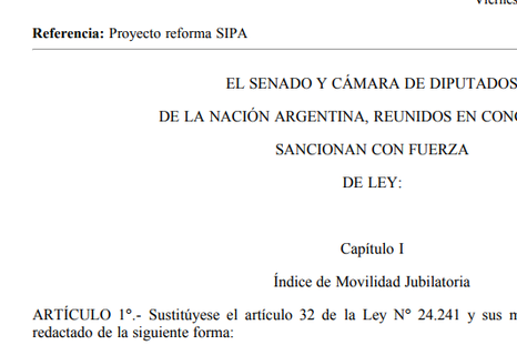 Los detalles del proyecto de reforma previsional