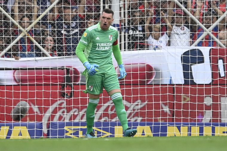El Pulpo atajó un penal y fue protagonista principal de la polémica del partido. Foto: River Plate