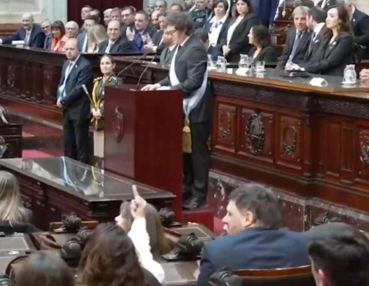 Sabrina Selva, la diputada de UxP que le hizo fuck you a Javier Milei en el Congreso