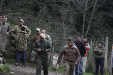 Minutos después del siniestro de los soldados Foto: Gentileza RSM