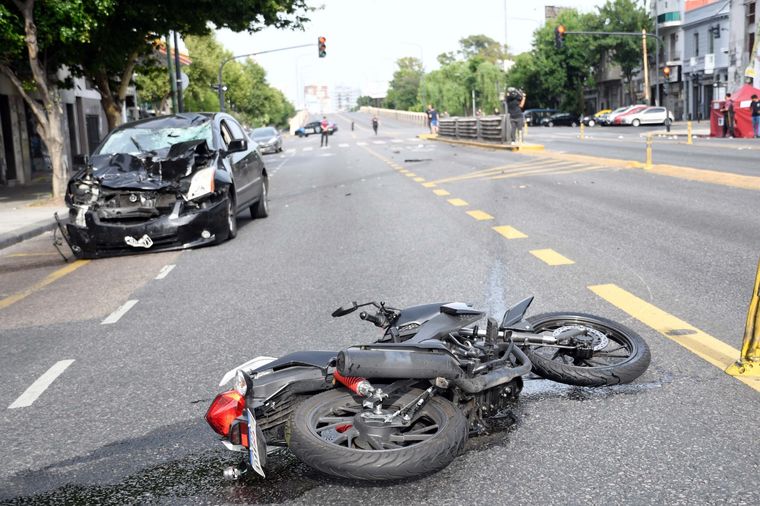 Los motociclistas protagonizan la mayoría de los accidentes viales en la Argentina. Imagen ilustrativa Foto: Imagen ilustrativa