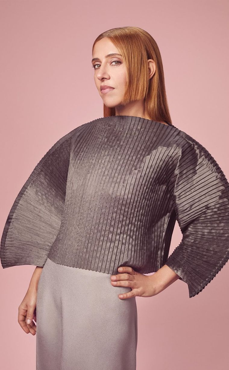 Así fue el look de Juliana Gattas en La Voz.
