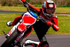 Lorenzo Somaschini salió despedido de su moto a la salida de la curva Pinheirinho, en el circuito brasileño de Interlagos. Iba a 40km/h, dijo su instructor. Foto: @lolosomaspro Lorenzo Somaschini salió despedido de su moto a la salida de la curva Pinheirinho, en el circuito brasileño de Interlagos. Iba a 40km/h, dijo su instructor. Foto: @lolosomaspro