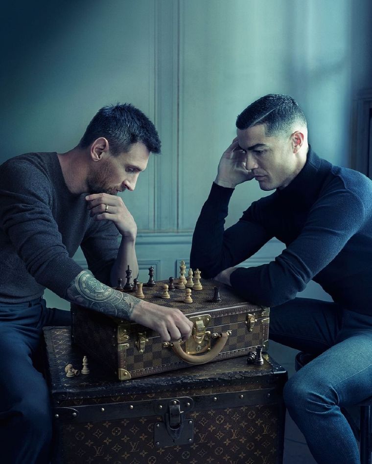 El emocionante detrás de escena de la publicidad de Messi y Cristiano Ronaldo Lionel Messi y Cristiano Ronaldo Foto: Instagram