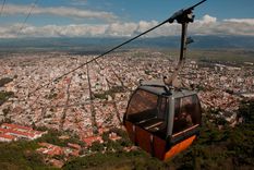 El teleférico San Bernardo de la ciudad de Salta habilitará en julio un nuevo tramo. Foto: Complejo Teleferico Salta S.E