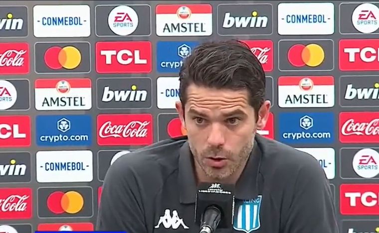 Fernando Gago habló de los errores que sufrió Racing. Foto: Captura