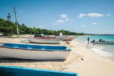 Imagen de una de las playas de Pedernales. Imagen de una de las playas de Pedernales.
