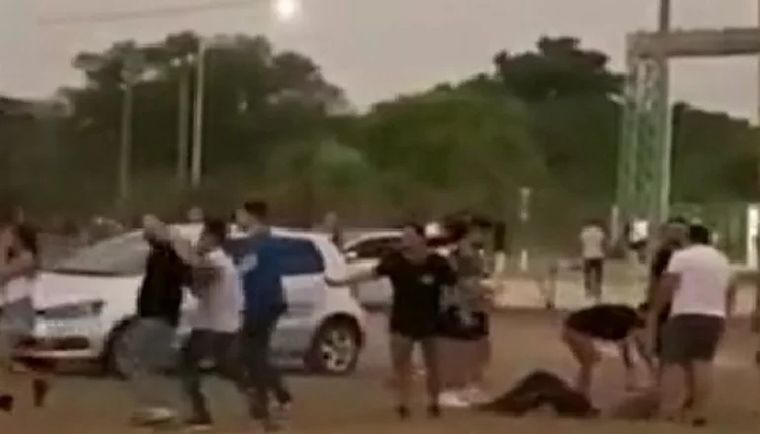 El hecho fue grabado por testigos