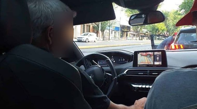 Chicho publicó esta foto en Instagram el día en que hizo el test drive. Estaba muy entusiasmado