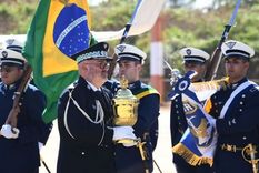 El corazón de Pedro I fue recibido con honores militares este lunes en Brasilia Foto: GETTY IMAGES El corazón de Pedro I fue recibido con honores militares este lunes en Brasilia Foto: GETTY IMAGES