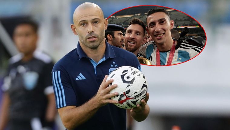 Masche se refirió a Messi y Di María y la propuesta para que jugaran los JJOO. Foto: Archivo
