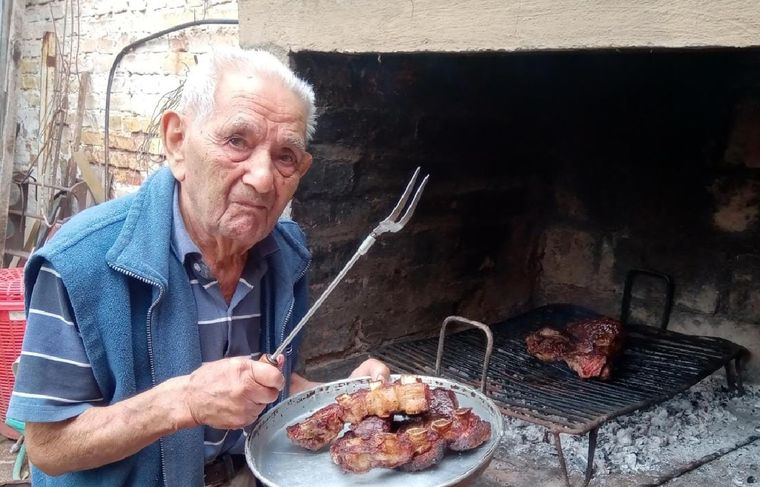 Ricardo Lucero cumplirá 103 años el próximo 18 de marzo. Foto: Gentileza