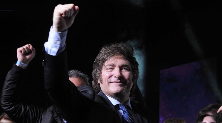 Milei fue el ganador de las PASO 2023 Foto: Télam