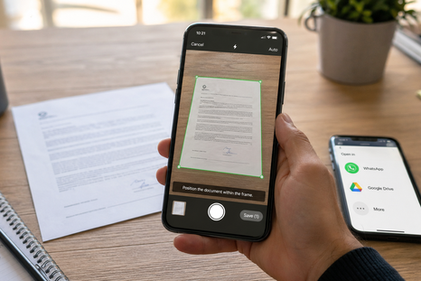 WhatsApp y Google Drive permiten escanear documentos físicos y convertirlos en PDF desde el celular. WhatsApp y Google Drive permiten escanear documentos físicos y convertirlos en PDF desde el celular.
