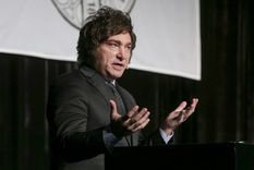El candidato presidencial Javier Milei rehusó asistir al encuentro de la AmCham en el que se reunió gran parte del empresariado nacional, un auditorio con el que mantiene algunas diferencias importantes. Foto: Noticias Argentinas