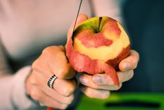 Si bien la manzana es una fruta saludable, algunas personas deberían limitar su consumo Foto: Shutterstock
