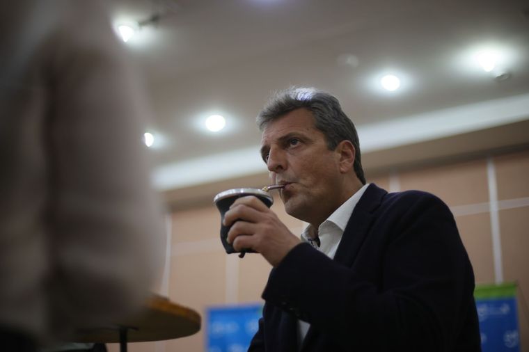 Sergio Massa en su último paso por Mendoza Foto: MDZ