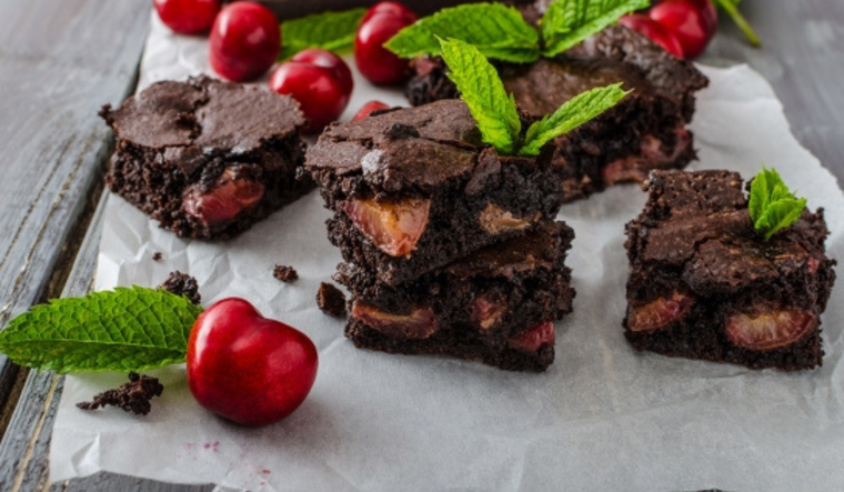 Brownies de cereza: un capricho dulce que no puedes perderte Foto: Shutterstock