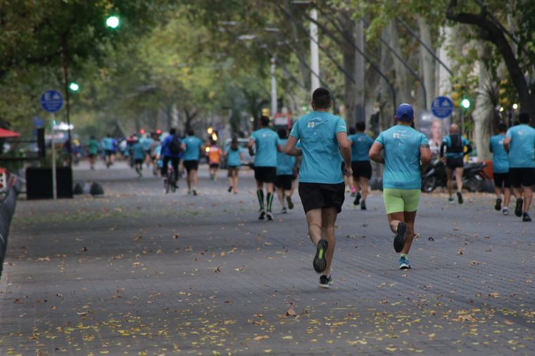 Los recorridos de los 10 y 21k. Foto: Prensa Ciudad de Mendoza