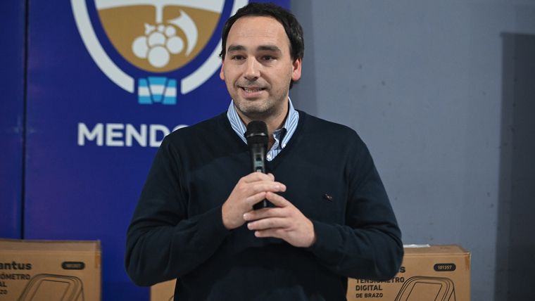 El ministro de Salud, Rodolfo Montero.