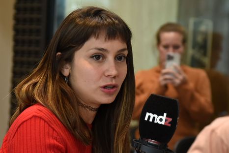 Una de las protagonistas de la foto de la oposición, la diputada Valentina Morán. La mirada hacia el 2027. Una de las protagonistas de la foto de la oposición, la diputada Valentina Morán. La mirada hacia el 2027.